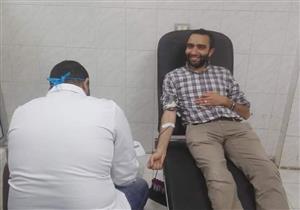 حملة للتبرع بالدم بالمجمع الطبي في طنطا