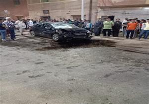 مصرع 4 أطفال إثر تصادم سيارة بـ"عمود إنارة" في أسيوط