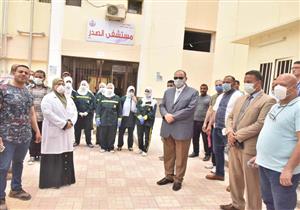 بالصور.. محافظ أسيوط يتفقد مبنى القومسيون الطبي العام ومستشفى الصدر