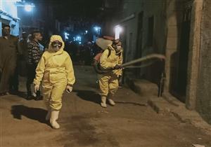 بالصور.. حملات لتطهير منشآت صحية وقرى في بني سويف