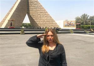 ليلى علوي تحتفل بذكرى نصر أكتوبر