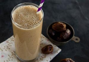 طريقة تحضير ميلك شيك البلح