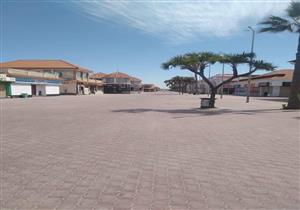 بالصور.. شواطئ وحدائق رأس البر "لم يحضر أحد"