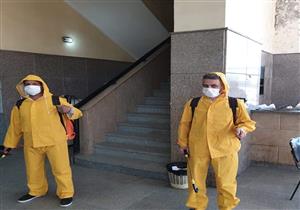 ‎مجلس الدولة بالإسكندرية يبدأ العمل من جديد بتعقيم القاعات للتعايش مع كورونا