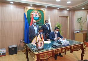 بالصور.. توقيع بروتوكول تعاون بين جامعة أسوان ووزارة الري