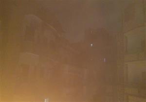 الرمال دخلت المنازل.. عاصفة ترابية تجتاح الفيوم (صور)