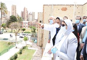 وزيرة الصحة تتفقد "حميات الإسكندرية".. وتوجه رسالة للأطقم الطبية (صور) 