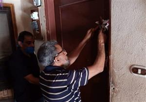 بالصور..إخلاء شقة مقتحمة وتشميع أخرى استخدمت كمقهى في بورسعيد