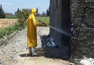 حملة لتعقيم منازل المصابين بفيروس كورونا في شمال سيناء