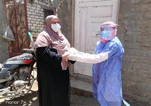 بالصور.. توزيع الأدوية على مصابي كورونا في العزل المنزلي بالمنوفية