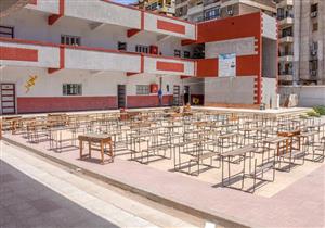 خطوة بخطوة.. محاكاة للإجراءات الاحترازية بلجان الثانوية العامة في الإسكندرية- صور