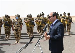 السيسي: اللي بيحاول يستخدم السلاح في لبييا لا هيعدي شرق ولا غرب