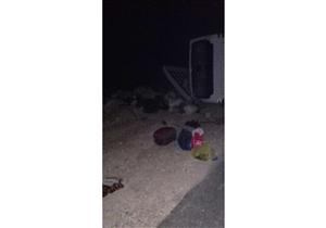 إصابة ١٥ شخصًا في انقلاب أتوبيس بـ"الفرافرة ديروط" في أسيوط