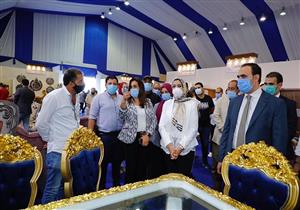 بالصور.. محافظ دمياط تفتتح معرض مدينة الأثاث في دورته الثانية 