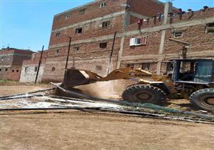 استرداد 21 فدانًا من أملاك الدولة وإزالة  178 حالة تعدٍ بالمنوفية