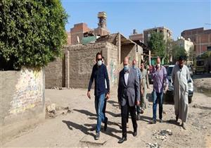 نائب محافظ الجيزة يتفقد طريق المنصورية والمقلب العمومي بشبرامنت