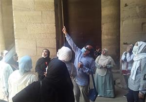 صور.. مبادرة "آثارنا ببساطة" تنظم زيارة لمعبد فيلة في أسوان