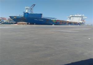 نشاط ملحوظ في حركة تداول البضائع بميناء الإسكندرية 