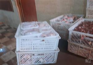 الأمن يداهم مصنع ويعثر على 13 طن لحوم ودواجن فاسدة في أكتوبر