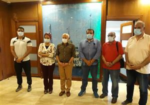 إقامة مجمع ملاعب كرة طائرة شاطئية في بورسعيد