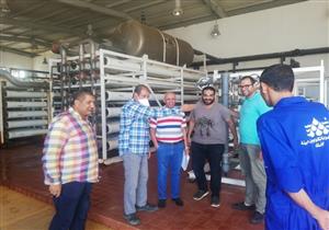 بالصور.. إحلال وتجديد خطوط مياه الشرب والصرف الصحي بدهب