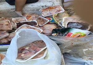صور.. ضبط لحوم وأسماك غير صالحة للاستهلاك الآدمي في دمياط