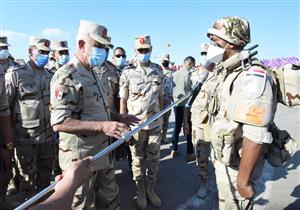 رئيس الأركان يشهد المرحلة الرئيسية لمشروع مراكز القيادة الخارجي "إعصار 60 "