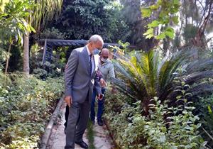 محافظ القليوبية يتفقد أعمال رصف طريق طراد النيل ومشتل الحدائق ببنها