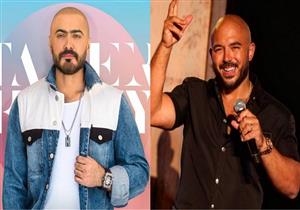 تعرف على موعد طرح كليب تامر حسني ومحمود العسيلي "اختراع‬"