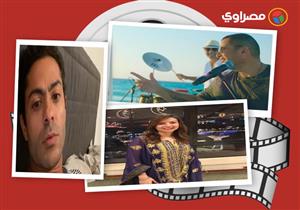  النشرة الفنية| انقلاب سيارة منال سلامة والهضبة يسبب أزمة لـ"أنغامي" وصدقة جارية من ميرهان حسين