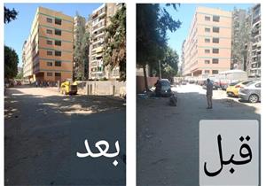 حملات لتجريد ورفع السيارات المتهالكة في العمرانية (صور)