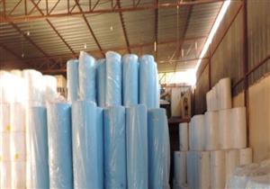 ضبط مالك مخزن بحوزته 70 طن مواد تصنيع كمامات مغشوشة