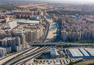 الهيئة الهندسية للقوات المسلحة تنشر صورًا جديدة لمشروع البحيرات الصناعية بمحور المحمودية