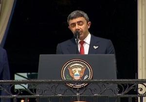 وزير الخارجية الإماراتي: ندعم جهود إنهاء الصراع الفلسطيني الإسرائيلي