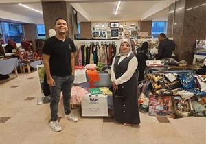 بالصور.. طلاب جامعة الإسكندرية يشاركون في معرض "بداية" للحرف التراثية 