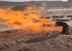 بعد 40 ساعة.. السيطرة على حريق بئر المياه المشتعلة بسوهاج