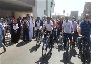 بالصور.. انطلاق مهرجان الدراجات الهوائية في أسيوط بمشاركة وزير الشباب والرياضة