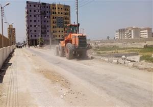 بعد إغلاقه لسنوات.. فتح طريق "شلبي– المطار" بالمنيا