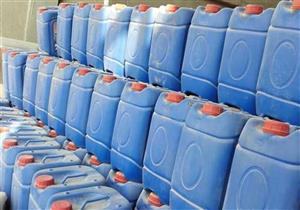 ضبط 41 ألف لتر زيوت محركات سيارات سابق استخدامها بالإسكندرية