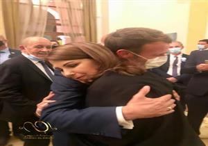  في ختام زيارته للبنان.. تفاصيل اللقاء الذي جمع بين ماجدة الرومي والرئيس الفرنسي