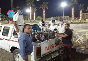 ضبط ١٨ "شيشة" بأحد مقاهي الأقصر