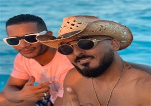 حسام الحسيني ينشر صورة من كليب "يا حبيبي" مع محمد رمضان