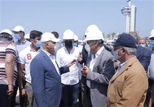 وزير النقل: ندرس أفضل الطرق لزيادة نقل البضائع عبر الميناء النهري 