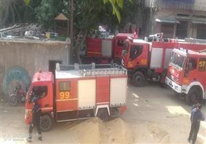 السيطرة على حريق هائل في مصنع مناديل ورقية بالمنوفية