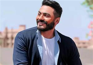 صور| تامر حسني ينشر كواليس كليب كأس العالم لكرة اليد