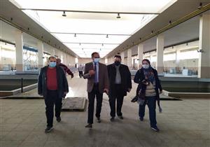 مسئولو وزارة الإسكان يتفقدون محطة تنقية مياه الشرب بمنطقة الأميرية