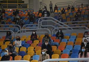 بالصور.. محاكاة لطريقة جلوس الجماهير في كأس العالم لكرة اليد