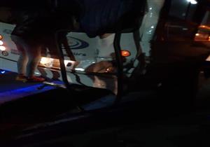 إصابة 6 أشخاص في حادث انقلاب أتوبيس ببني سويف