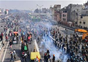 الهند: اشتباكات بين الشرطة ومزارعين معارضين لسياسات الحكومة الزراعية 