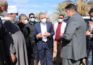 بالصور.. محافظ سوهاج يتفقد حوض الطرد الرئيسي بجرجا 